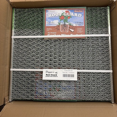 #ad #ad 36 PACK Digger#x27;s RootGuard Heavy Duty Gopher Wire Baskets 5 Gallon $95.00