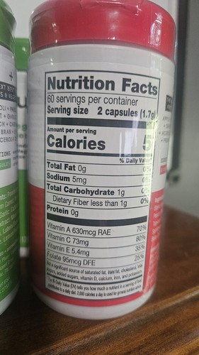 Juice Plus Fruit & Veggie Blend Capsules 4 Month Supply Sealed Bottles Exp 7/26 - Picture 3 of 6