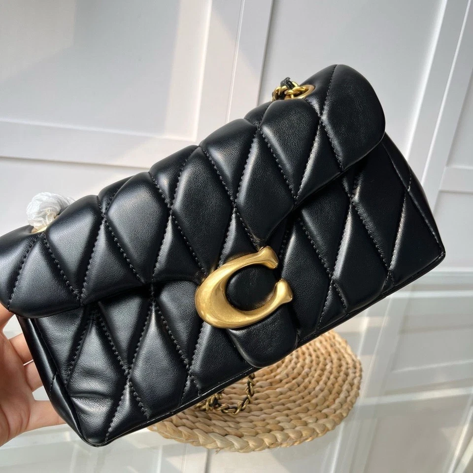 Bolso de Hombro Coach Tabby 26 - Cuero Guijarro - Herrajes Signature C - Bandolera Foto 2 de 4