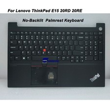NEW 5M10V16998 Palmrest For Lenovo Thinkpad E15 20RD 20RE No-Backlit Keyboard