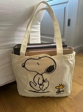 Cute Canvas Tote Bag Everyday Shopper  Snoopy Peanuts Friends 2026 NWT