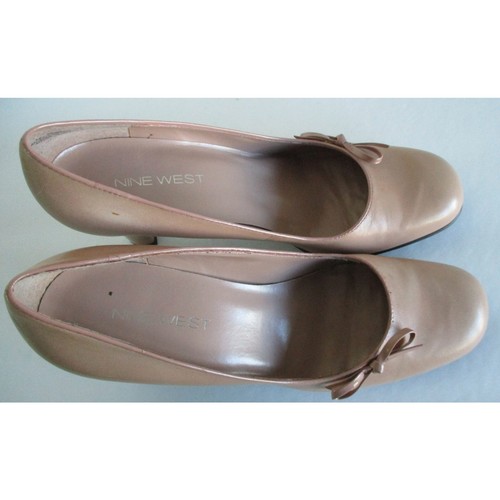 Nine West Women's Howelo Champagne High Heel Pumps Size 8.5M - Picture 6 of 10