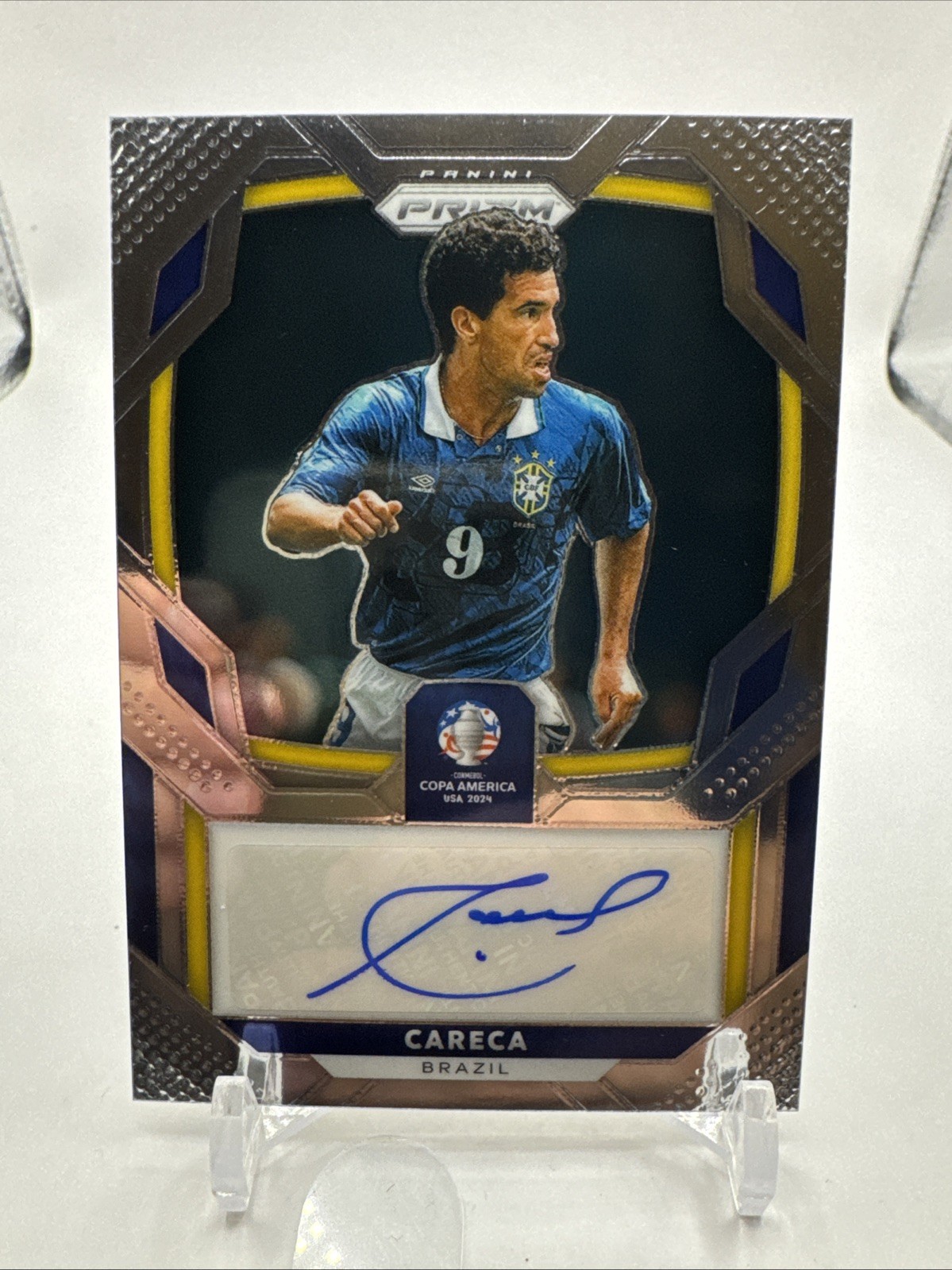 2024 CARECA AUTO PANINI PRIZM CONMEBOL COPA AMERICA 2024 AUTOGRAPHS