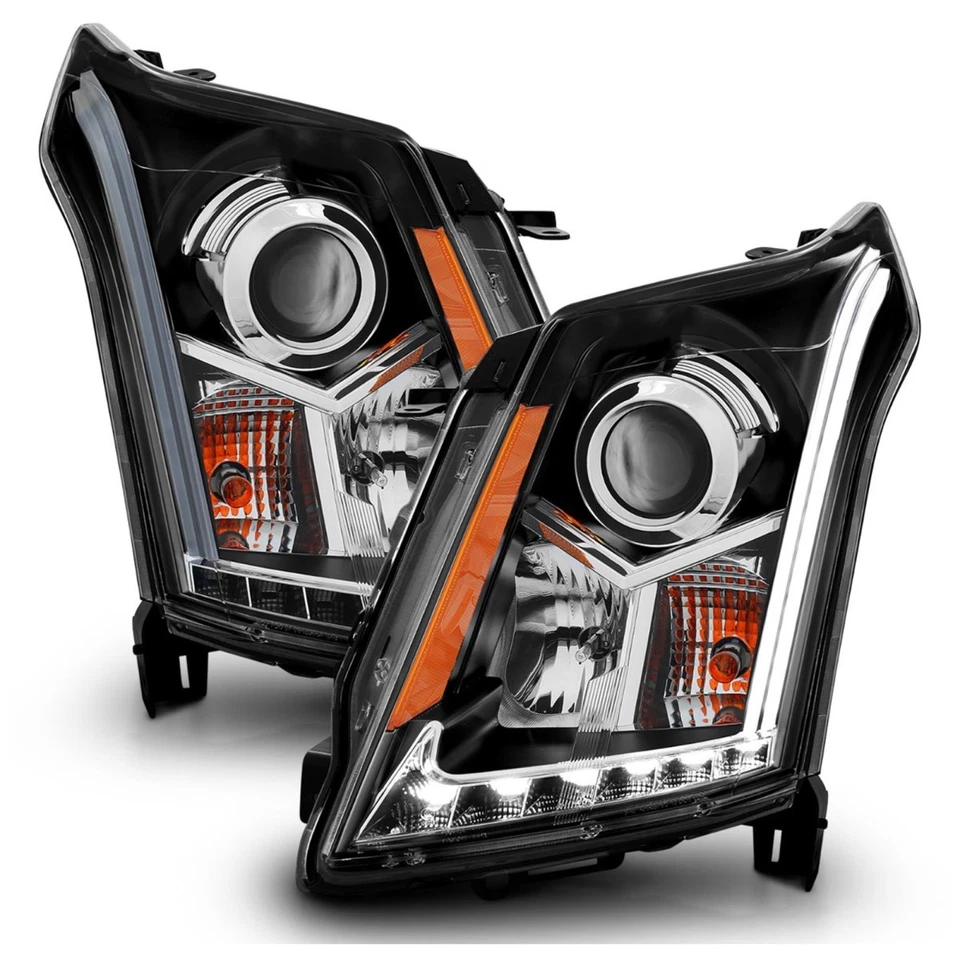 Anzo 111308 Headlight For Cadillac SRX 2010-2016 Left and Right Black Housing - Imagem 2 de 4