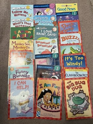 Huge Lot Of 60+ Level 1 And 2 Beginning Reader Books. Instant Library. 