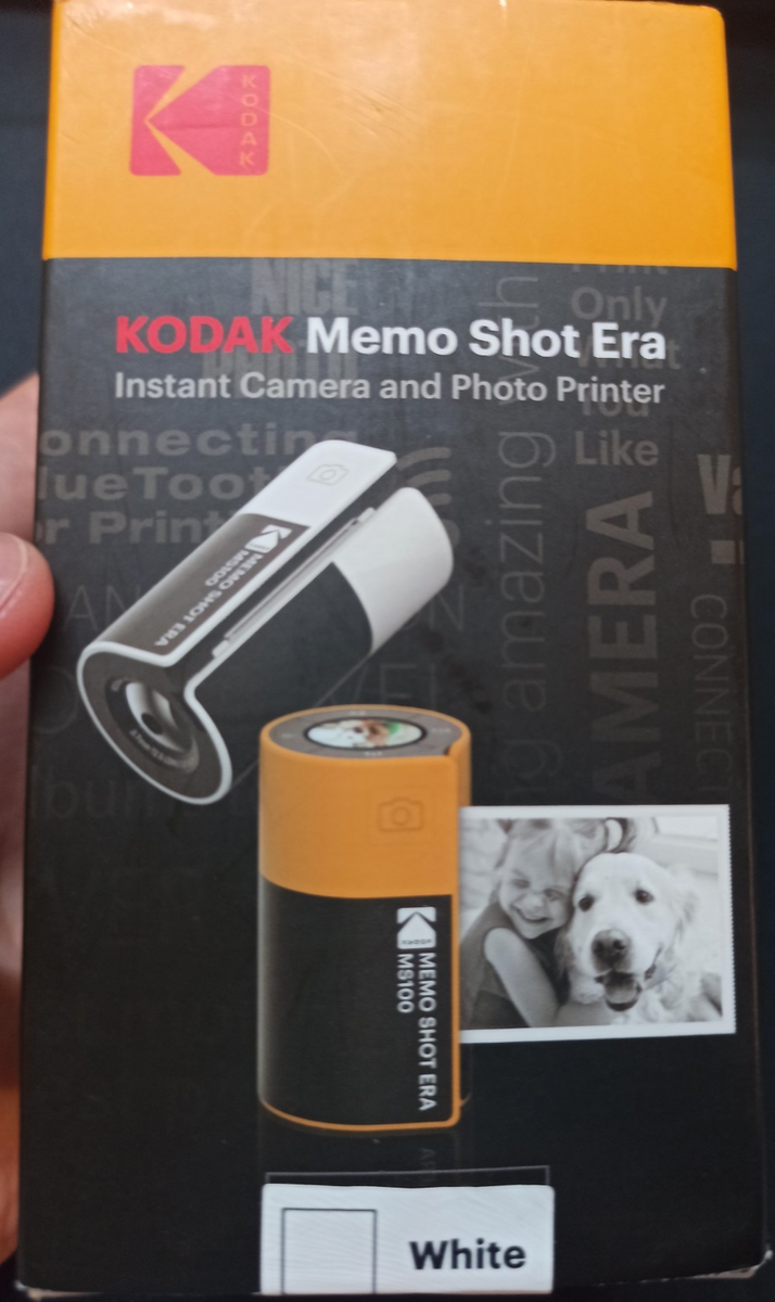 Kodak Memo Shot Era Instant Digital Camera and Photo Printer White