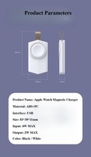 Mini Portable Travel Magnetic Charger for Apple Watch Compact USB Charging Dock