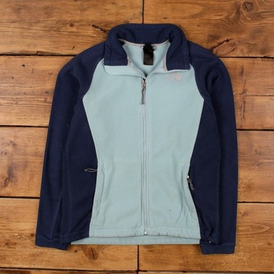 Vintage The North Face Outdoorjacke M Fleece Blau Damen