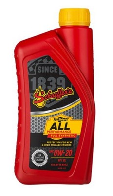 0W-20 SynShield  All Performance Full Synthetic With Moly (Schaeffer's 6020)