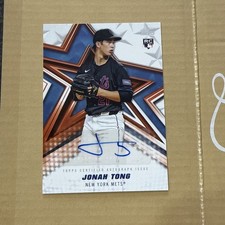Jonah Tong RC 2026 Topps - Baseball Stars Autographs  - Mets