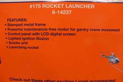 Lionel 175 échelle 0 – Lanceur De Fusée Réf 6-14237 (à Restaurer)