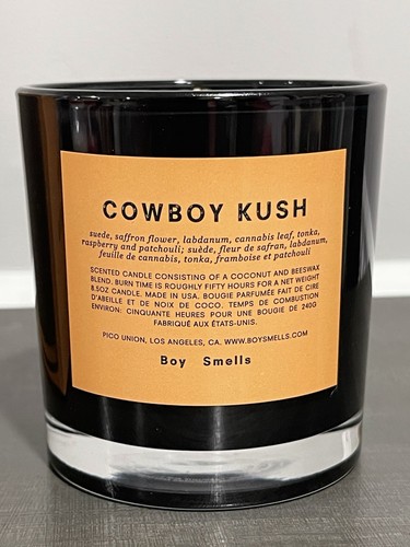 Boy Smells Candle Cowboy Kush 8.5 oz 50 Hour Long Burn. NIB - Picture 2 of 4