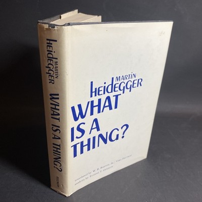 What Is A Thing? Hardcover 1969 - Martin Heidegger / FHB