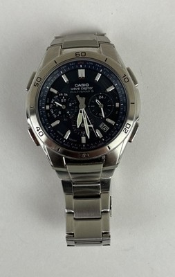 Casio Wave Ceptor Multi Band 6 Men's Watch WVQ-M410 Tested Working