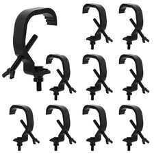 10 Pack Aluminum Alloy Stage Light Clamp Hooks Heavy Duty Truss C Clamps with...