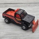 Vintage 1979 Hot Wheels Chevy Pickup Truck Black Midnight Removal Bywayman Plow