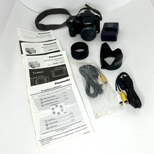 Vintage Panasonic Lumix DMC-FZ7 Digital Camera 12x Zoom 6MP Untested Manuals