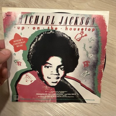 Michael Jackson ''Twenty Five Miles / Up On The Housetop'' Motown 45rpm Vintage