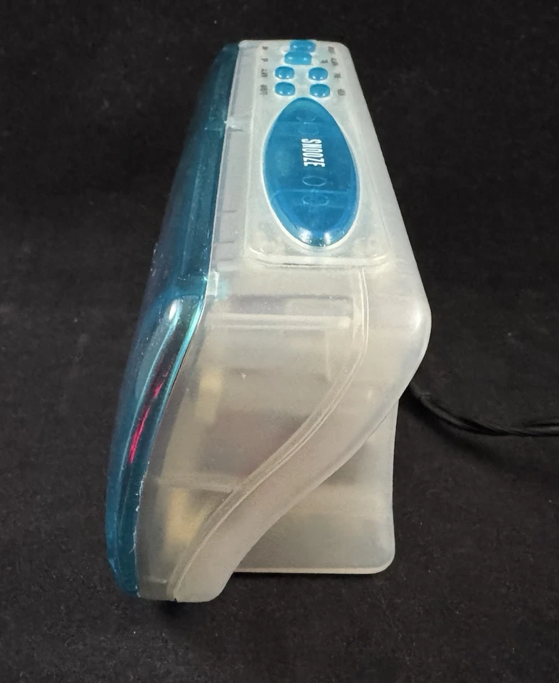 Antigo Relógio Despertador Digital Avançado Teal Soneca Dimmer Grandes Números Modelo 4022 Testado - Imagem 3 de 4