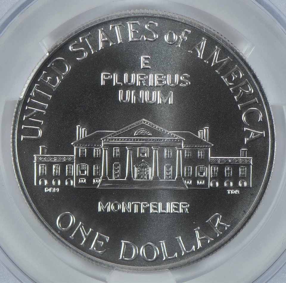 1993-D Madison Bill Of Rights Commemorative Silver Dollar MS69 CAC CACg *2498 - Image 4 of 4