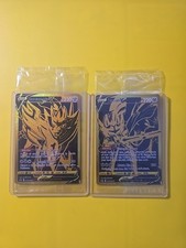 Pokemon Zacian V SWSH076 Zamazenta V SWSH077 Gold Ultra Premium Promo SEALED 