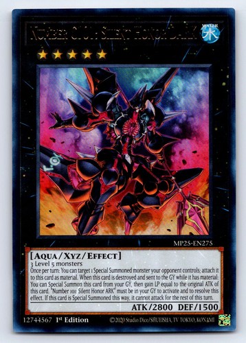 Number C101: Silent Honor DARK MP14-EN218 YuGiOh 2014 Mega-Tin Mega Pack card