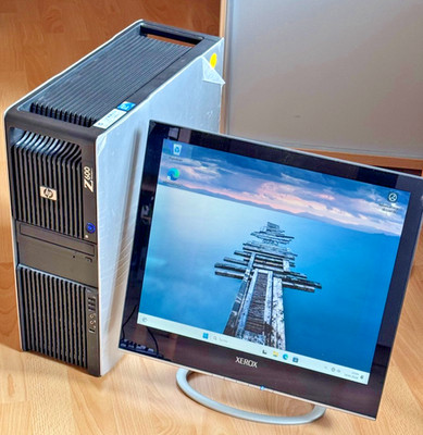 Bundle HP Z600 Intel Xeon CPU, Nvidia Quadro, Ram 8GB, HDD, Monitor