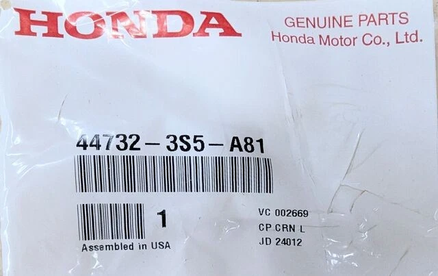 Подлинный центральный колпак колеса Acura Integra (A) 44732-3S5-A81 - Изображение 4 из 4