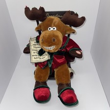 Rocking Chair Singing Moose Grandma Got Run Over by a Reindeer Plush- DAN DEE