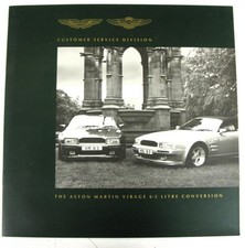 ASTON MARTIN VIRAGE 6.3 ltr Conversion Car Sales Brochure c1992