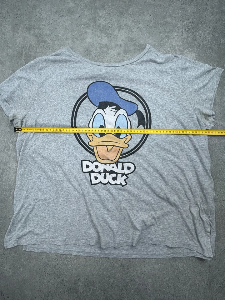 Disney Donald Duck T-shirt Gris chine Oversize XL (653) - Photo 4/4