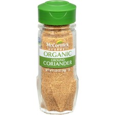 Cilantro molido orgánico McCormick Gourmet, 1,25 onzas