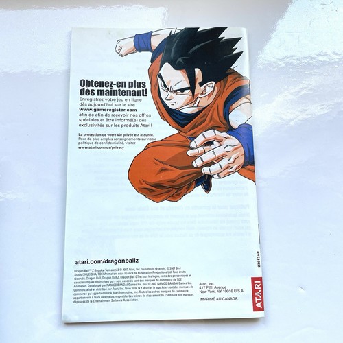 Dragon Ball Z: Budokai Tenkaichi 3 (PS2, Sony PlayStation 2, 2007) CIB w Manual - Picture 14 of 15