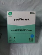 The Peanutshell changing pad covers 2 Pack White Gray