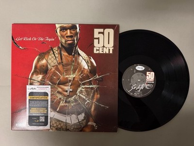 50 Cent Signed Autographed Get Rich Or Die Tryin Album Vinyl JSA COA RAP HIP HOP