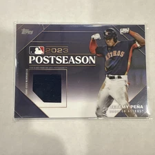 2023 Topps Postseason Performance Relics #PPR-JP Jeremy Pena /99