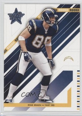 2004 Leaf Rookies & Stars Rookie Ryan Krause #183 RC 0b5