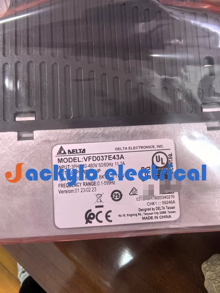 1PCS NEW VFD037E43A Delta Inverter VFD037E43A 3.7KW/381V-460V Expedited Shipping - Image 3 of 3
