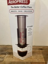 Aeropress Coffee Press Espresso 1-3 Cups + 350 Filters, New, Made In USA