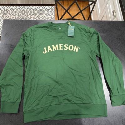 Jameson Irish Whiskey Long Sleeve Tee Size XL, Green, NWT