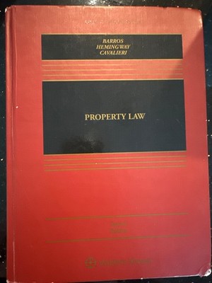 Aspen Casebook Ser.: Property Law by Shelley Cavalieri, Anna P. Hemingway and D.