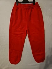 Comfrt Unisex Minimalist Sweatpants In Crimson Size M New