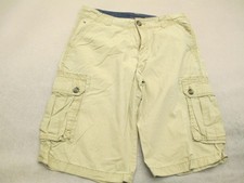 Tommy Hilfiger Size 20 Mens Beige 100 Cotton Casual Pockets Cargo Shorts 912