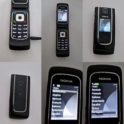 Téléphone Portable Nokia 6555 Usagé - Débloqué (SIM Free), écran Externe Cassé, Fonctionnel