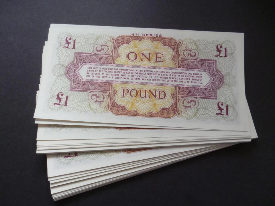 MILITARY ARMED FORCES 1962 £1 BANKNOTE VOUCHER UNCIRCULATED CONDITION CONDITION. - Image 2 of 4