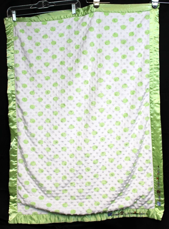 2011 Carter's Baby Minky Dots Manta Mono Dulce Pequeño Bebé Elefante Niño Niña Foto 2 de 4