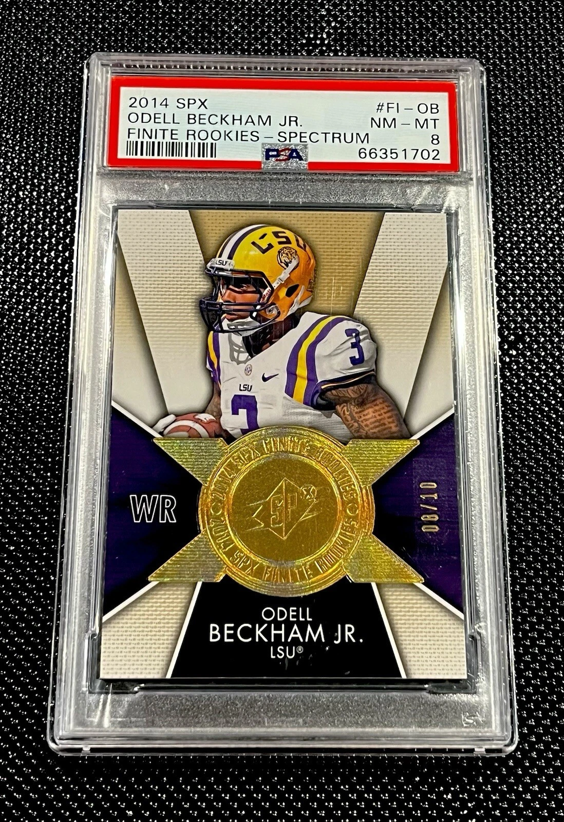 Odell Beckham Jr. SPx Finite Rookies #FIOB Spectrum