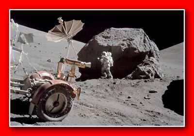 Apollo 17 Mondmission 12''x8'' professionelles Foto