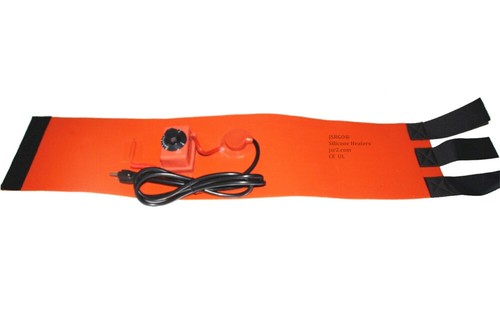 6"" X 27.5"" 150 X 700mm 400W con Control Adj Refrigerante Cilindro Tanque Manta Banda - Imagen 12 de 12