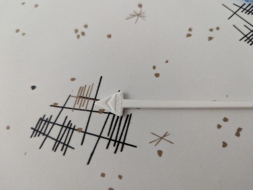 2 Vintage Delta Hotel Cocktail Stirrer Swizzle Stick - Picture 3 of 5